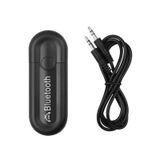 HJX-001 Araba USB Bluetooth 5 Adaptörü Ses Müzik Alıcı 3.5mm Aux Araç Kiti Kablolu Hoparlörü, Kulaklığı Telefona Bağlar