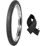 Hk 18 Jant 2.75-18 Tube Type (Iç Lastikli) 6pr (6 Kat) F (Ön) Jumbo Motosiklet Dış Lastiği + Krt Iç Lastik Seti (2026)
