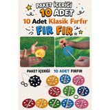 Hk Nova Hknova 10 Adet Ipli Fırfır Nostalji Oyuncak Ramazan Okul Hediyesi Hediye Paketli Set Çocuk Gelişimine Katkı
