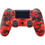 Hk Tech Playstation 4 Dualshock Kablosuz Kontrol Cihazı Kırmızı Kamuflaj