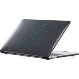 Hk Teknoloji Macbook Air 13 Inç 13.6 Inç A3449 M5 Çipli 2026 Parlak Kristal Simli Kılıf Hardcase Kapak - Simli Siyah