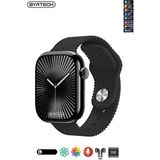 HK11 Pro Max Aı Akıllı Saat – Geniş Hafıza, Bluetooth Kulaklık Desteği, Amoled Ekran, Kablosuz Şarj - Siyah