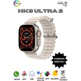 Hk9 Ultra 2 Akıllı Saat Çift Çekirdek 2 GB Dahili Hafıza Yapay Zeka Destekli Oyun Yüklü (2 Kordon) - Alaska Mavi - 35 - 48 mm