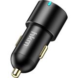 hkm tech Hyper 60W Hızlı Şarj Destekli, 3 Girişli (2xtype-C 1xusb) Araç Içi Çakmaklık Şarj Aleti - Siyah