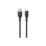 Hkm tech Knit 2A USB to Lightning Kablo 1M Siyah