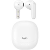 hkm tech Opus Bluetooth V5.4, Kablosuz Kulak Içi Tws Kulaklık, Enc Destekli 4 Mikrofon Sistemi, Beyaz