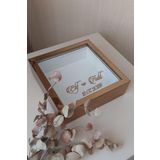 Hkm Ticaret 25X25 Cm Bronz Derin Anı Çerçevesi Düz Zeminli Isimli Ve Tarihli! Derin Çerçeve