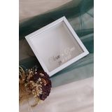Hkm Ticaret 25X25 Cm Derin Anı Çerçevesi Düz Zeminli Isimli Ve Tarihli! Derin Çerçeve