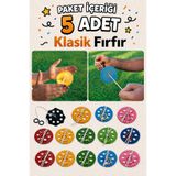 hknova 5 Adet İpli Fırfır Nostalji Oyuncak Ramazan Okul Hediyesi Hediye Paketli Set Çocuk Gelişimine Katkı