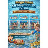 HKNOVA 6 Paket Suda Büyüyen Su Maymun Akvaryum Süsü Kristal Top