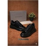 HKSNEAKERSS PREMIUM Kalite Jel Taban Deri Black Sneakers Casual Ayakkabı
