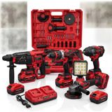 HKT-1305 Şarjlı Hilti 26MM + SPRAL125MM + Somunsökme 650NT + Matkap + LED 5li Set HB-HKT1305