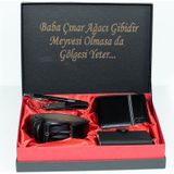 Hky Hakiki Deri Erkek Cüzdan & Mekanizmalı Kartlık Ve Kemer Seti siyah
