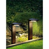 HL-5176 10W Solar Bahçe Armatür Güneş Enerjili LED Kazıklı Çim Armatürü Bahçe Aydınlatma-Günışığı