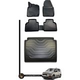 HLP Citroen Berlingo 2018-2024 3D Havuzlu Paspas + Bagaj Havuzu Zeus Set - Siyah