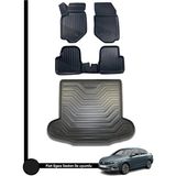HLP Fiat Egea Sedan 3D Havuzlu Paspas + Bagaj Havuzu Zeus Set - Siyah