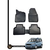HLP Ford Courier Stary 3D Havuzlu Tam Uyumlu Oto Paspas - Siyah