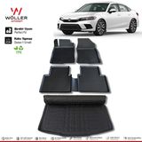 HLP Honda Civic FE1 Paspas Bagaj Havuzu Set 2022 Sonrası 3D Ultraflex Set