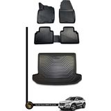 HLP Hyundai Tucson 2015-2020 3D Havuzlu Paspas + Bagaj Havuzu Zeus Set - Siyah