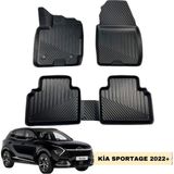 HLP Kia Sportage 2022+ 3D Havuzlu Paspas - Siyah