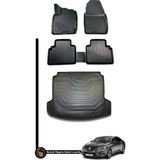 HLP Renault Megane 4 3D Havuzlu Paspas + Bagaj Havuzu Zeus Set - Siyah
