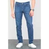 Hlt Jeans Erkek Açık Mavi Regular Fit Esnek Likralı Denim Jeans Kot Pantolon HLTHE001975 - Taş - 30 / 32