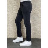 Hlt Jeans Erkek Antrasit Taşlamalı Likralı Esnek Slim Fit Jean Kot Pantolon Hlthe001947 - Siyah - 38