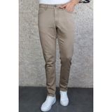 Hlt Jeans Erkek Bej Slim Fit Esnek Likralı Jean Kot Pantolon HLTHE001966 - 32 / 31 - Koyu Mavi