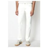 HLT JEANS Erkek Beyaz Regular Likralı Esnek Pantolon HLTHE001978