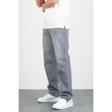 Hlt Jeans Erkek Gri Straight Baggy Fit Likrasız Rahat Kesim %100 Pamuk Loose Jean Pantolon HECTOR - 33