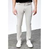 HLT Jeans Erkek Taşlamalı Mavi Regular Fit Rahat Kesim Esnek Likralı Denim Jeans Kot Pantolon Hlthe001918 Taş