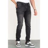 Hlt Jeans Erkek Taşlamalı Siyah Slim Fit Esnek Likralı Denim Jeans Kot Pantolon Hlthe001971 - 31 / 32 - Antrasit
