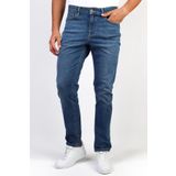 HLT Jeans HLTHE001975 Açık Mavi Regular Fit Boru Paça Esnek Likralı Erkek Kot Pantolon