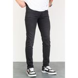 Hlt Jeans Jeffrey Slim Fit Antrasit Kot Pantolon Erkek Taşlamalı Model ile Trend Görünüm - 30