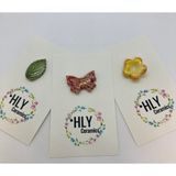 Hly ceramics Kır Bahçesi Seramik Fincan Charm Seti