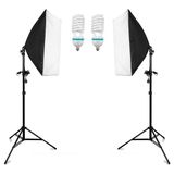 HLYPRO 50x70 Softbox İkili Sürekli Işık Seti 120w