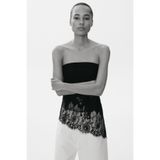 H&M Asimetrik Dantel Üst