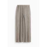 H&M Delik Desenli Geniş Triko Pantolon