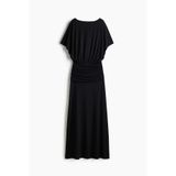 H&M Drapeli Maksi Elbise