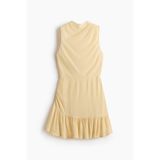 H&M Fırfırlı Krep Elbise