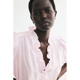 H&M Fırfırlı ve Kabarık Kollu Bluz