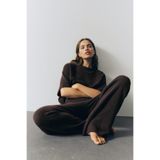 H&M Geniş Triko Pantolon