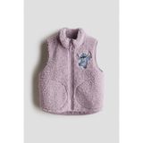H&M Motif Detaylı Pelüş Yelek