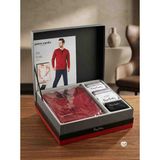 Hmc Garage Damat pijama Takımı - 006-Kırmızı - 40 - 42