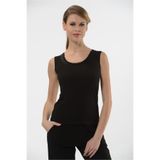 HMD 2440 Pamuklu Kalın Askılı Kadın Atlet, Siyah, S/M, 3'lü Set