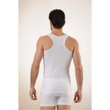 HMD 700 3'lü Likralı Sporcu Erkek Atlet T-Shirt, Beyaz, S Beden