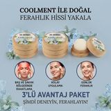 Hmd Bitkisel Coolment Doğal Kristal Mentol Taşı 3 Ad.- Baş, Şakak, Boyun ve Ense Için Ferahlatıcı ve Rahatlatıcı Bakım Taşı (Nane Yağı Özlü)