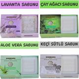 Hmd Bitkisel Kozmetik Lavanta-Çay Ağacı-Aloe Vera-Keçi Sütlü 125 Gr X 4 Bitkisel Sabun