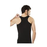 Hmd Erkek Atlet, 3'lü Paket,%92 Pamuk%8 Elastan, Askılı Kol, Siyah, XL Beden
