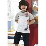 Hmd Erkek Çocuk Kısa Kollu Pijama Takımı 5192